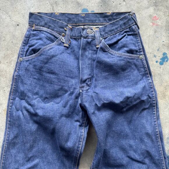 Vintage 70s Wrangler Sanforized Denim Jeans Size 26X28 - Picture 2 of 9